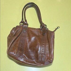 Frye Brown Leather Tote - The Mellissa Tote